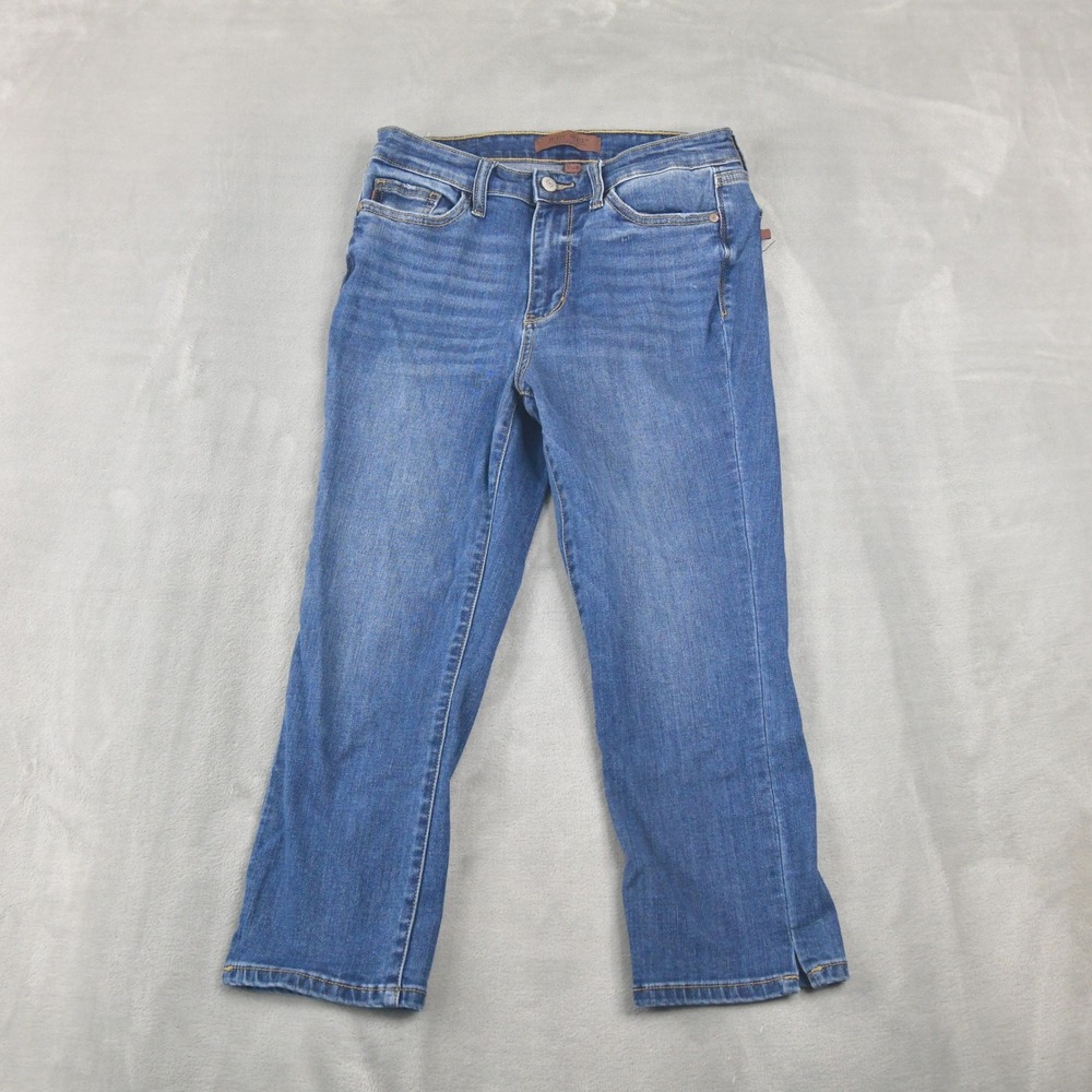 Judy Blue Skinny Fit Capri Jeans High Rise Cropped JB72113MD 9/29 (28x21)